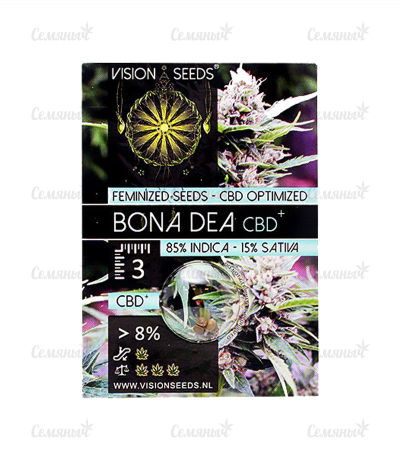 Семена сорта   Bona Dea CBD+ fem (Vision Seeds) 